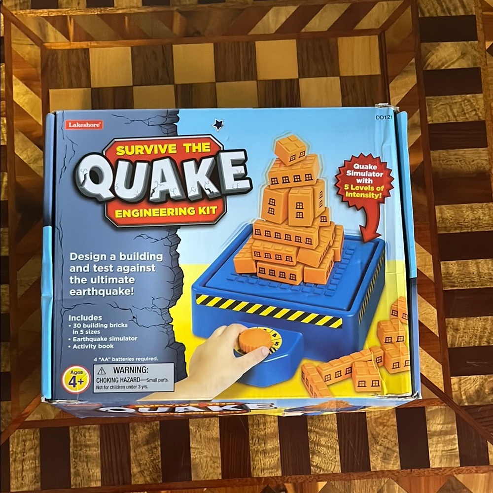 Lakeshore Survive the Quake Engineering Kit